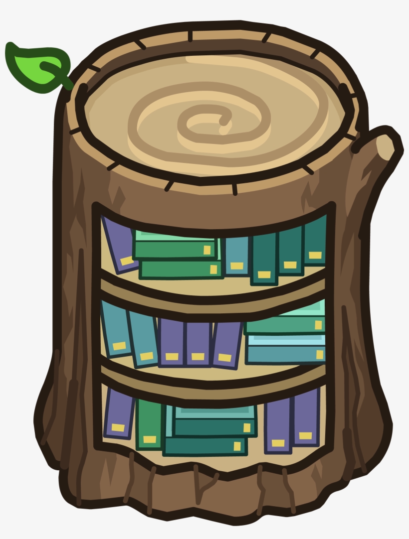 Stump Bookcase Icon - Wiki, transparent png #4541250