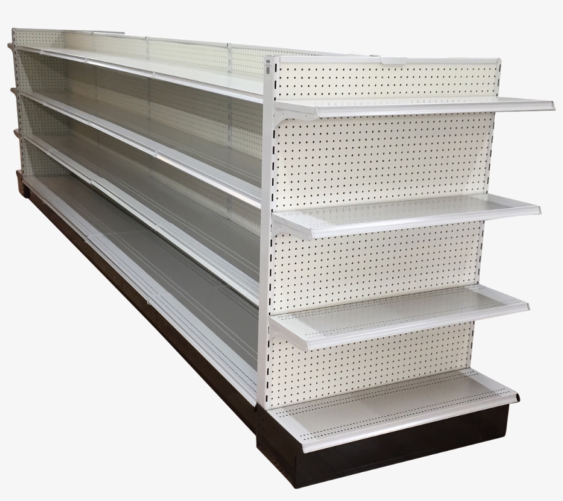 Retail Gondola Shelving - Retail, transparent png #4541329