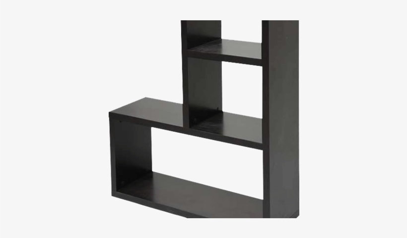 Graphic Royalty Free Stock Modern Black Bookshelf - L Shaped Book Case, transparent png #4541392