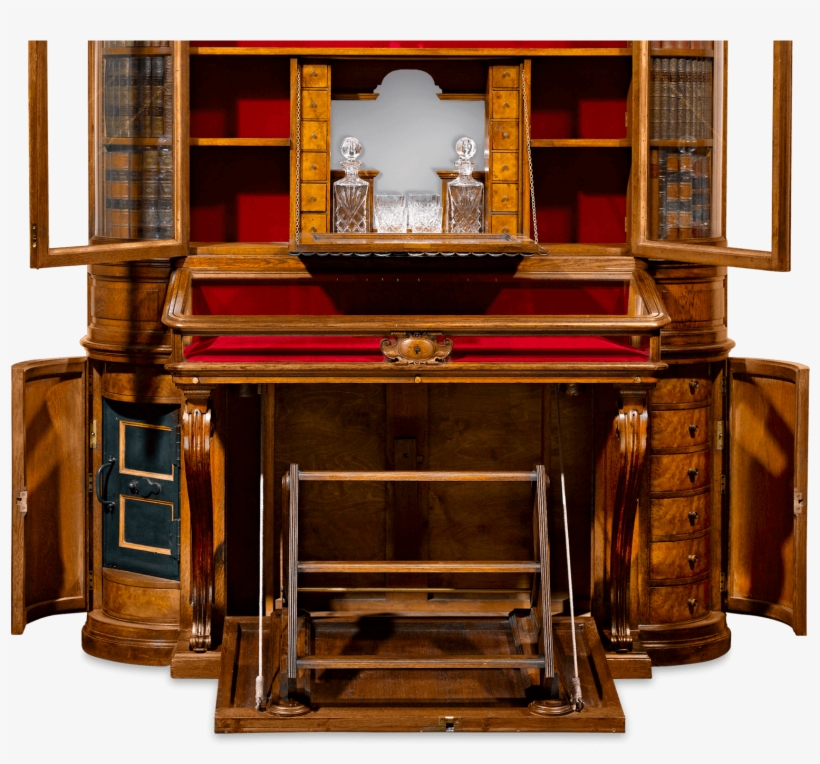 Victorian Secret Bookcase - Victorian Bookcases Png, transparent png #4541657