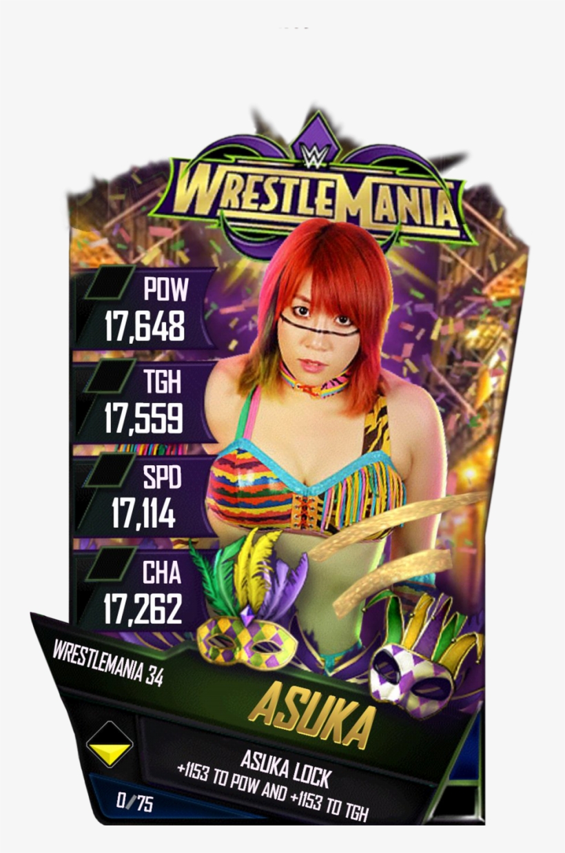 Asuka S4 19 Wrestlemania34 - Wwe Wrestlemania Xxvii (2011), transparent png #4541771