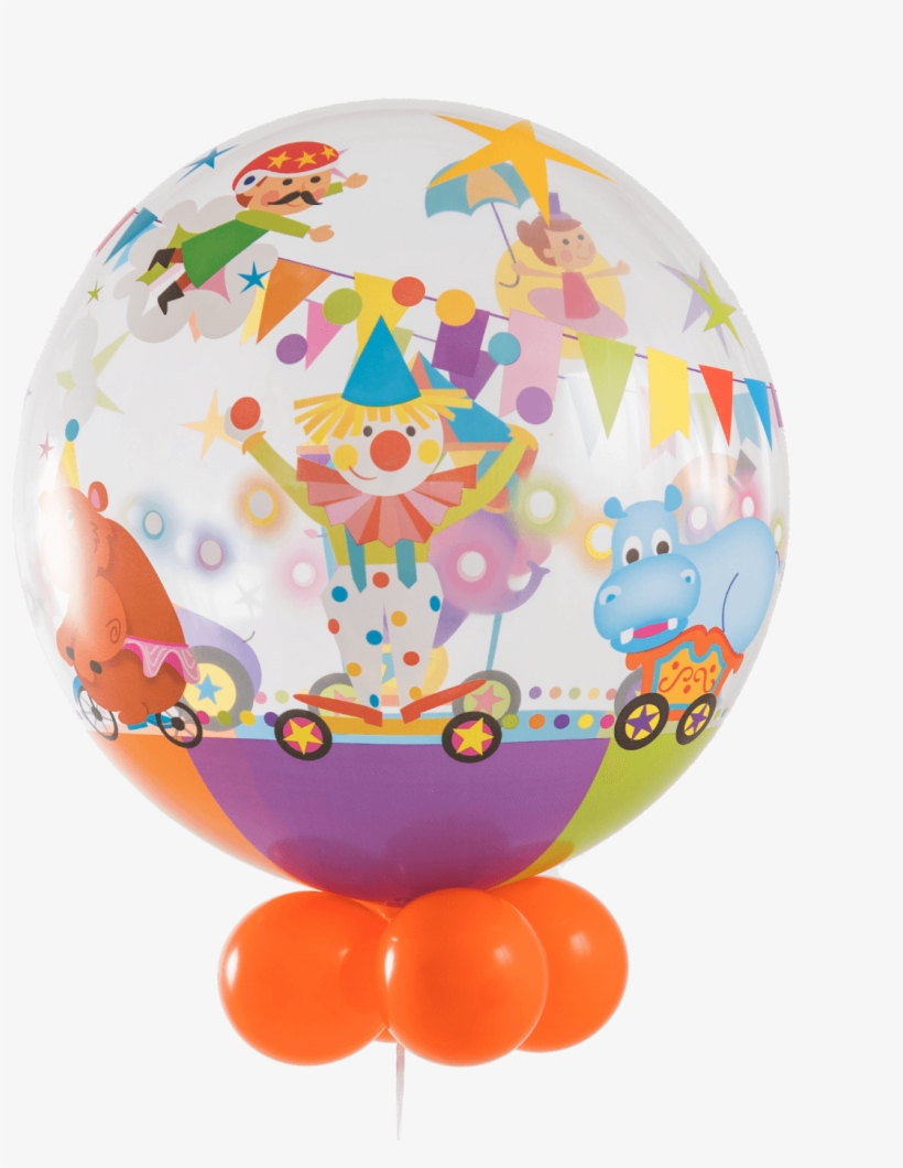 Circus Parade Bubble Balloon - Bubble Balloon - Circus Parade 56 Cm, transparent png #4541838