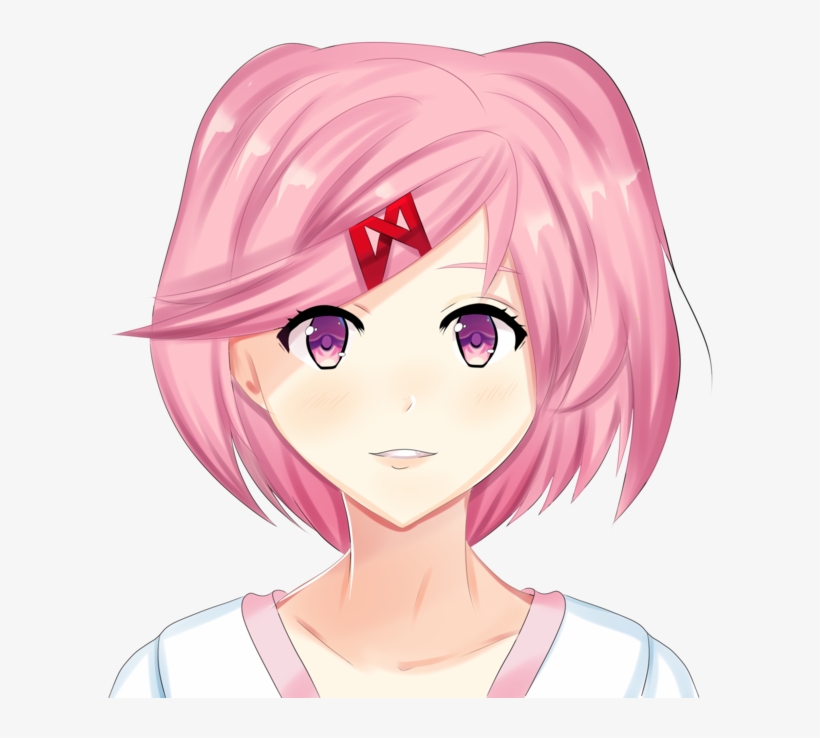 Doki Doki Literature Club By Kagedan - Cartoon, transparent png #4542759