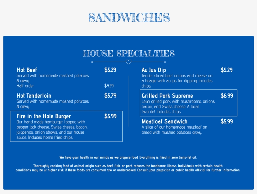 Lakeview Sandwiches House Specialties - Narcotic Drugs And Psychotropic Substances, transparent png #4543401