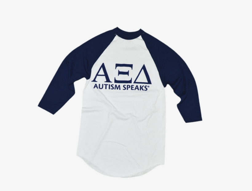 Alpha Xi Delta Autismspeaks Quatersleeve - Alpha Xi Delta Autism Speaks Apparel, transparent png #4543468