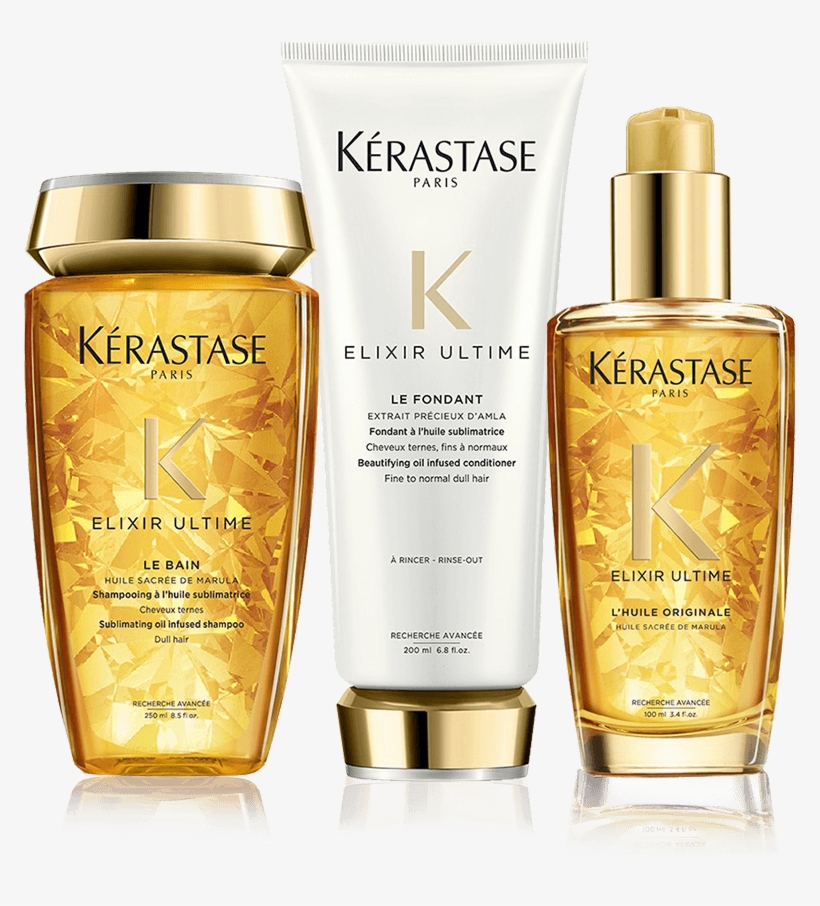 Elixir Ultime Hair Oil Set - Kerastase Elixir Ultime, transparent png #4544633