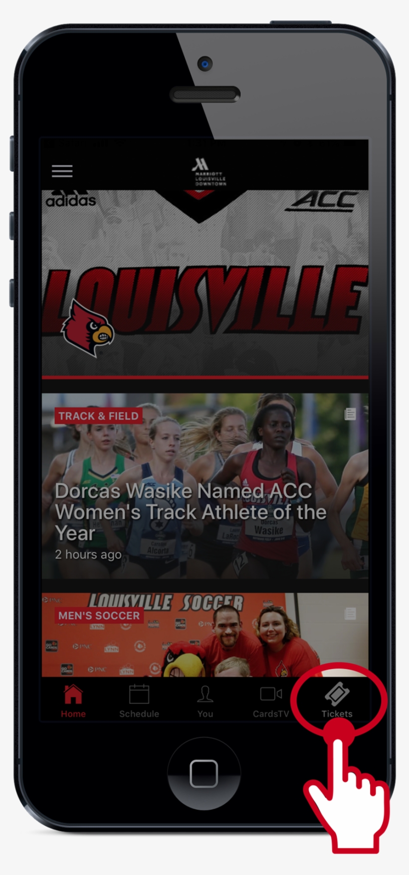 Tap The Cardsmobile App Icon And Then Tap The "tickets" - Parking, transparent png #4544689