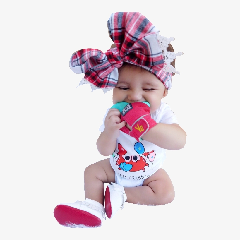 Darlyng Baby Silly Crab Romper And Yummy Mitt- Darlyng - Yummy Mitt, transparent png #4544916