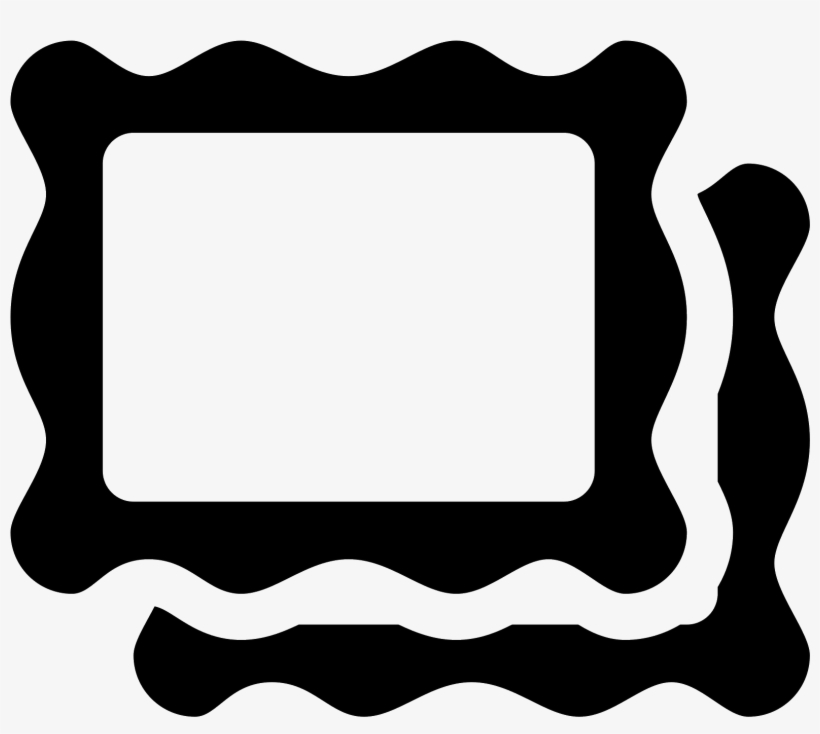 This Icon Is Of Two Squares Placed Over Each Other - Art Gallery Icon Png, transparent png #4544917