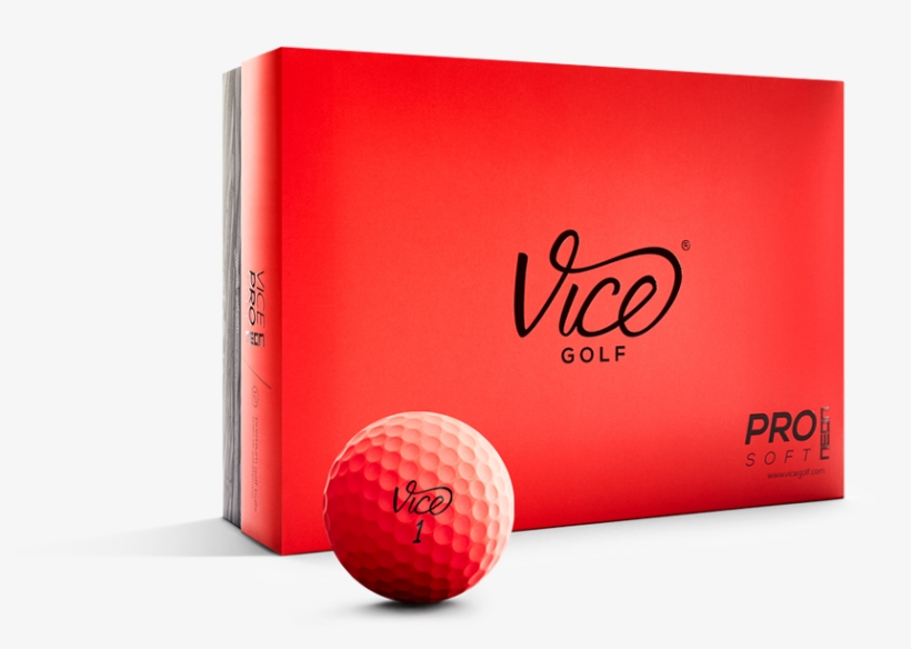 Vice Pro Soft Red - Vice Golf, transparent png #4545713