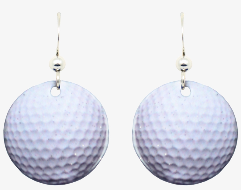 Golf Ball - Earrings, transparent png #4545822