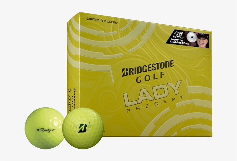 Bridgestone Bridgestone Lady Precept Golf Balls - White, transparent png #4545934