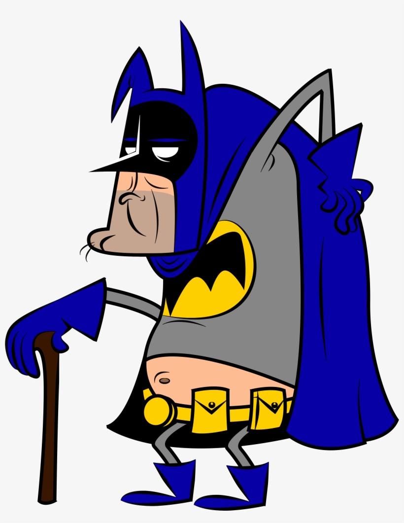 Old Batman, transparent png #4546223