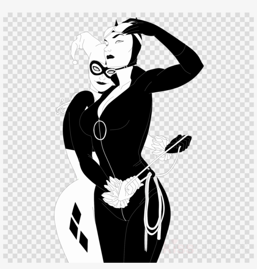Download Harley Quinn And Catwoman Png Clipart Catwoman - Portable Network Graphics, transparent png #4546526