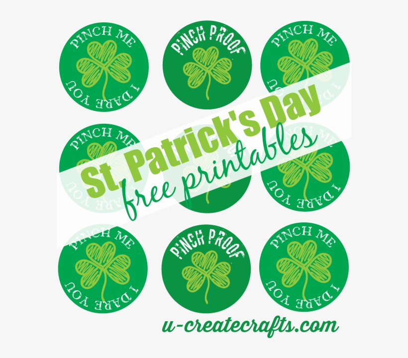 St Patricks Day Printables At U-createcrafts - Saint Patrick S Day Printable, transparent png #4547044
