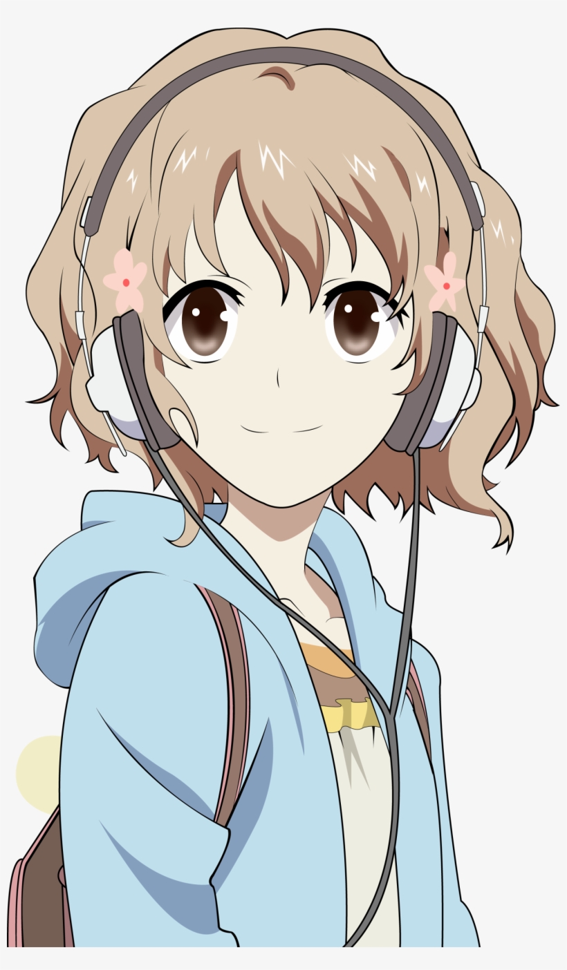 Download Png Anime Girl With Short Blonde Hair And Brown Eyes