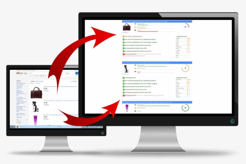 Ebay Search Engine - Computer Monitor, transparent png #4547867