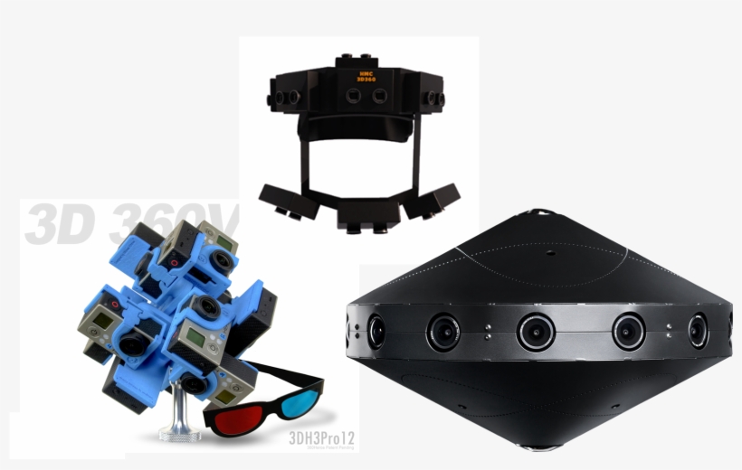 Stereo Cam - 360heros 3dpro12 | 3d Full Spherical 360 Video Gear, transparent png #4548096