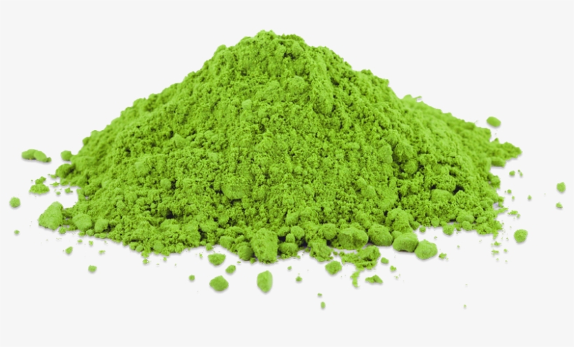 Green Tea Leaves Pile Of Matcha - Green Coffee Powder Png, transparent png #4548942