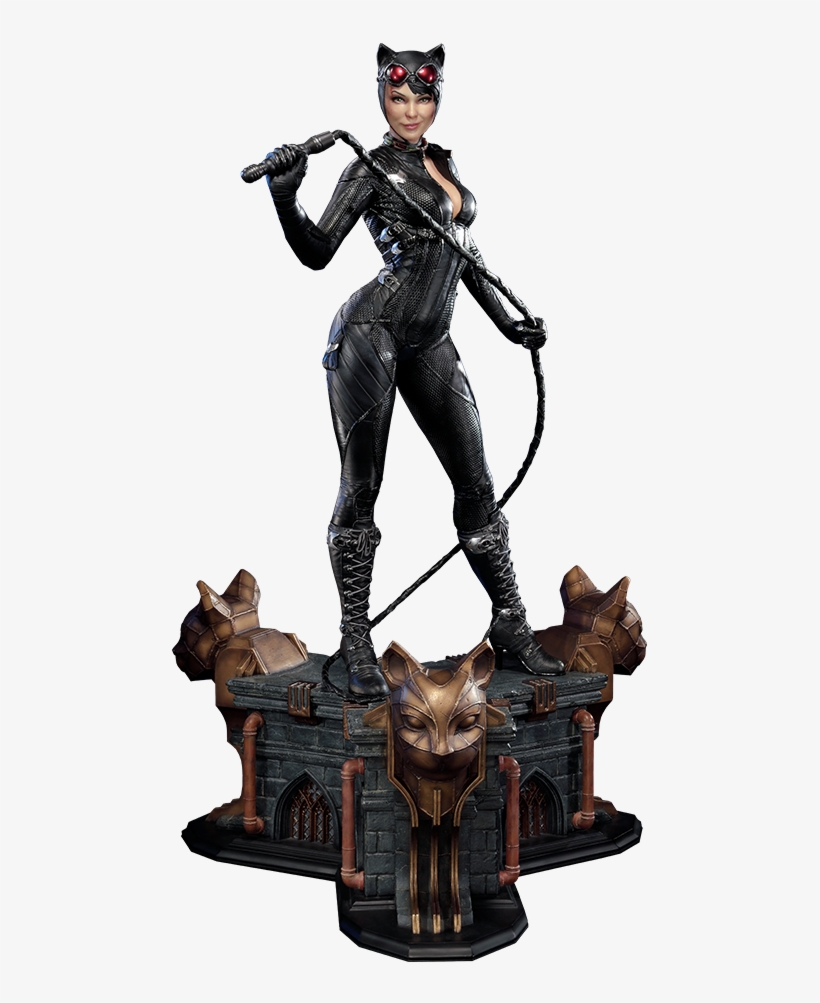 Arkham Knight - Batman Arkham Knight Catwoman Statue, transparent png #4550778
