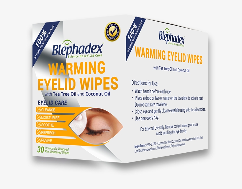 Buy Now - Blephadex - Eyelid Wipes - 30 Count, transparent png #4551525