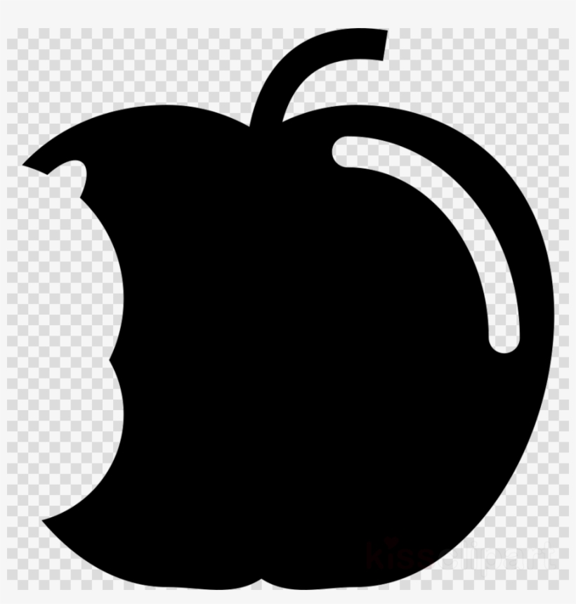 Bitten Apple Silhouette Png Clipart Apple - Simbolo De Telefono Vector, transparent png #4551638