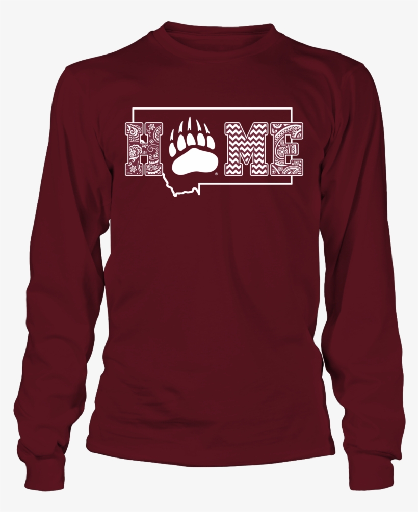 Pattern Home With State Outline Montana Grizzlies Shirt - Official Mojang Video Game Minecraft Three Creeper, transparent png #4552294
