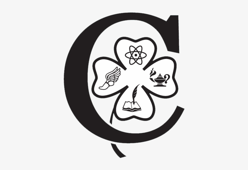 Cloverdale High School - Dtc Blue Logo Note Cards, transparent png #4552585