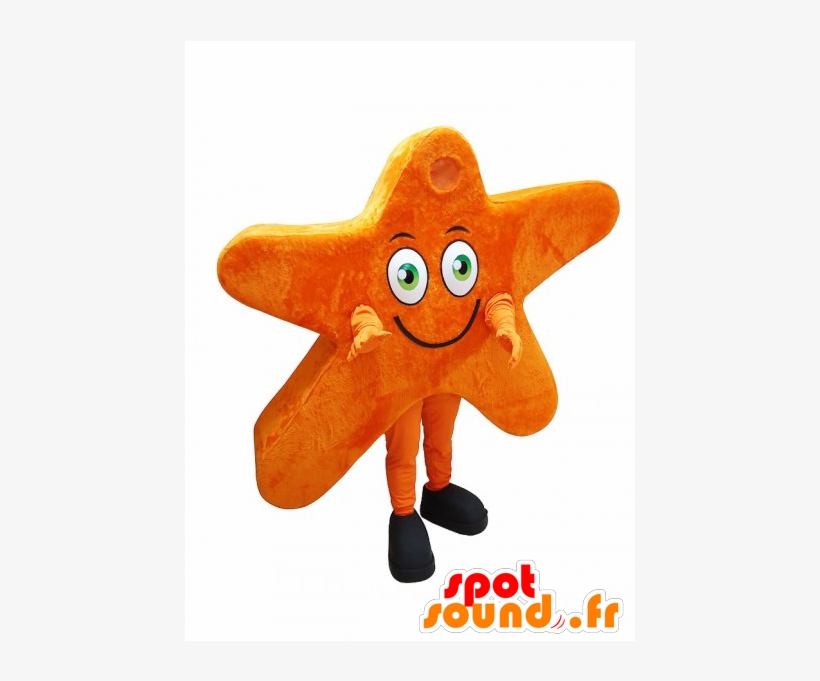 Mascot Orange Star, Giant, Smiling - Tohyokun New Spotsound Masot Yuru-chara Brown, transparent png #4552997