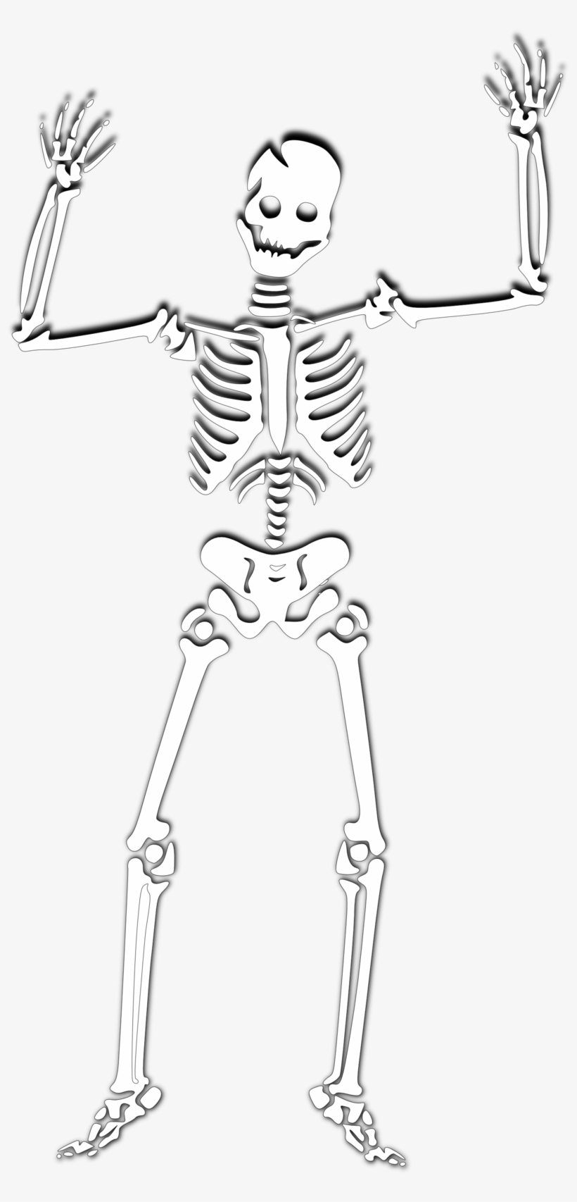 Halloween Skeleton Png Photos - Spooky Scary Skeleton Png, transparent png #4553304
