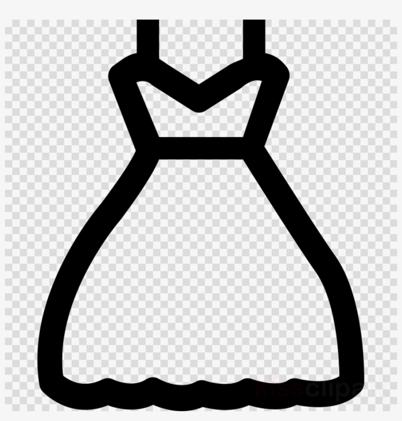 Dress Clipart Wedding Dress Clothing - Dress Png Icon, transparent png #4553370