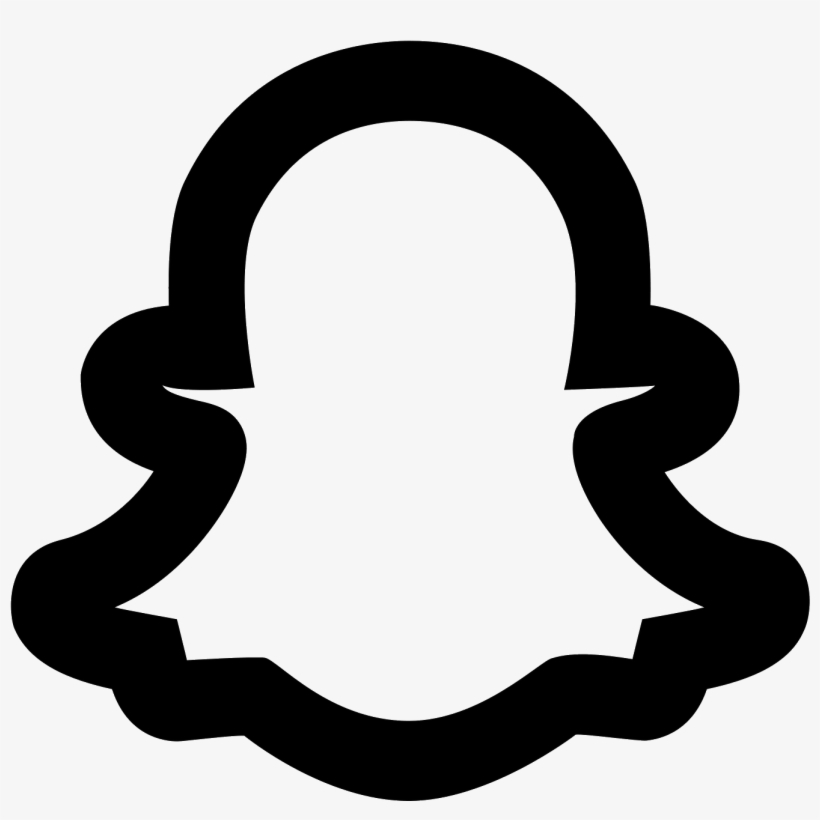 Snapchat White Png - Snapchat Icon Transparent Background, transparent png #4553371