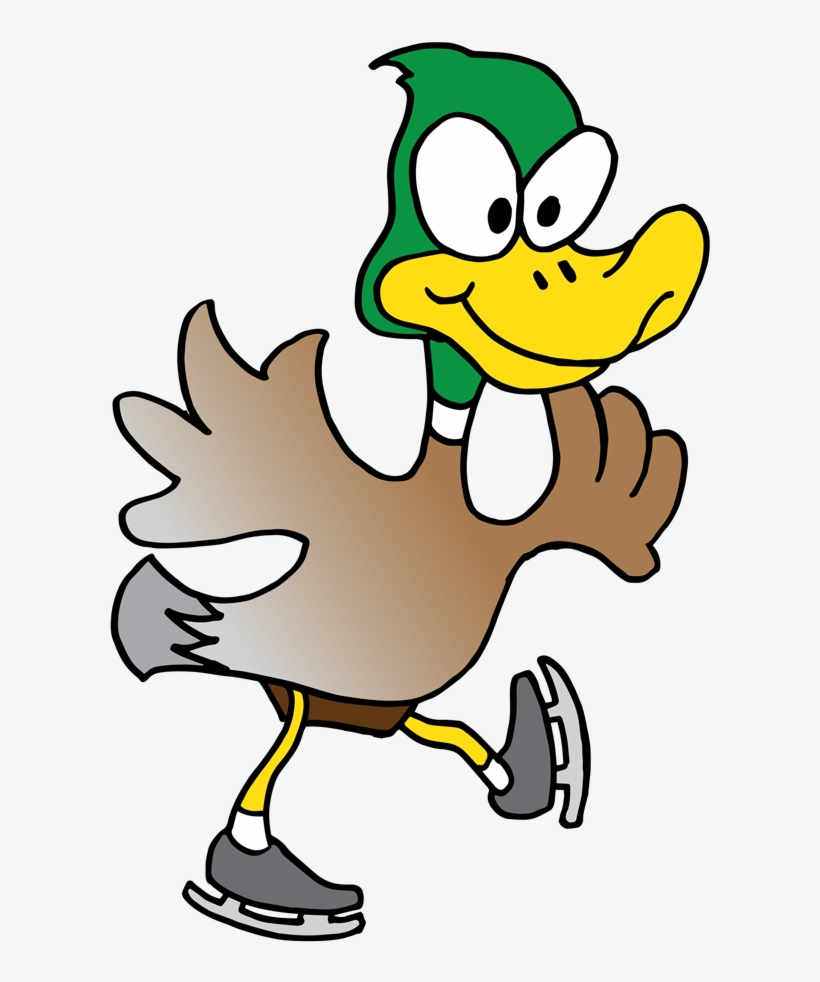 Doug Decoy Ice-skating1 - Cartoon, transparent png #4555446