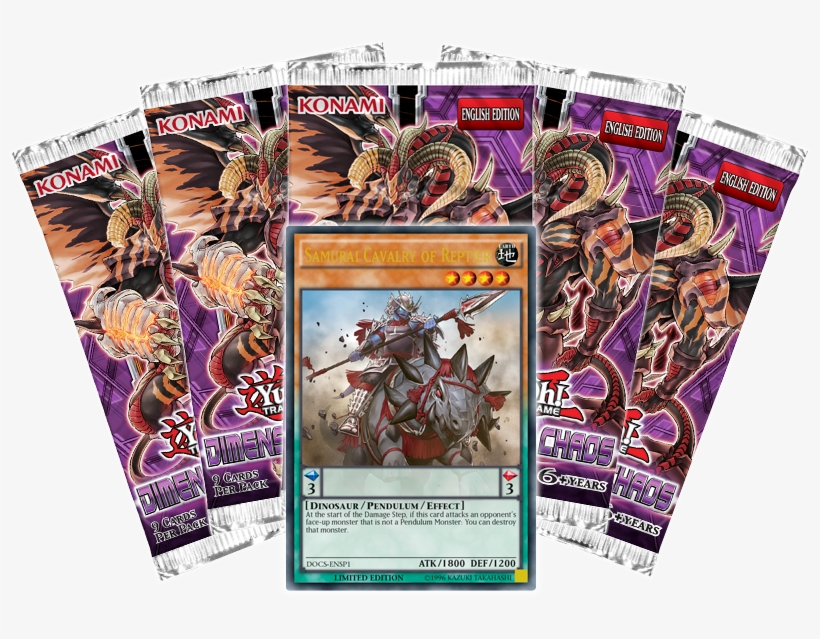 Be One Of The First To Duel With The Brand-new Cards - Yu-gi-oh! Dimension Of Chaos Booster Pack, transparent png #4556089