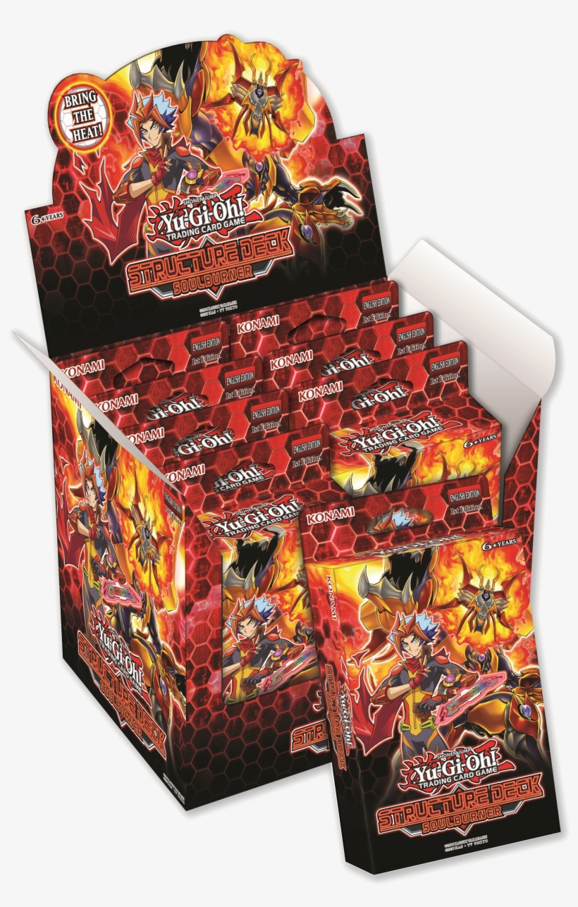 Yu Gi Oh Soulburner Structure Deck - Collectible Card Game, transparent png #4556146