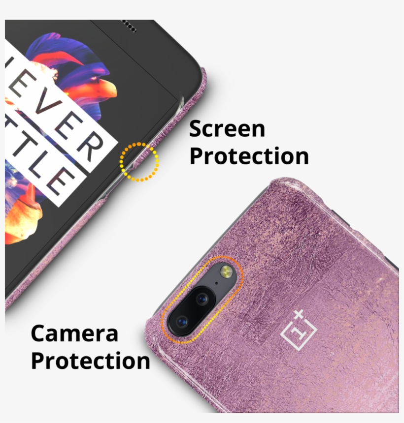 Mauve Marble Texture Cover Case For Oneplus - Gearbest Luanke Carbon Fiber Soft Case Cover, transparent png #4556341