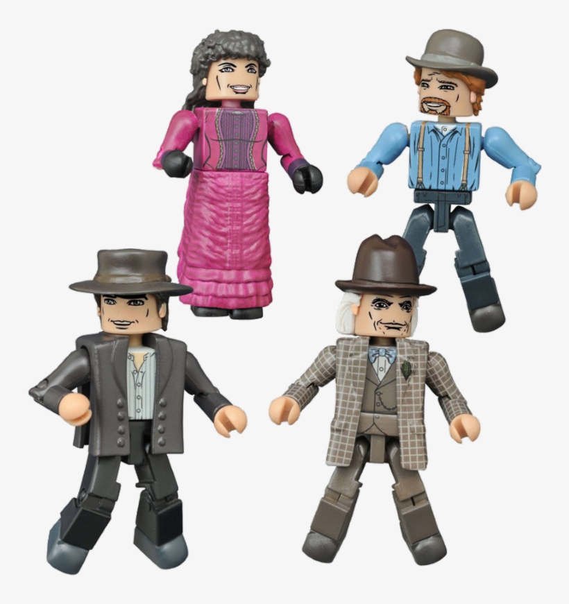 Back To The Future™ Part Iii Minimates 1885 Box Set - Back To The Future 30th Anniversary 1885 Minimates, transparent png #4558812