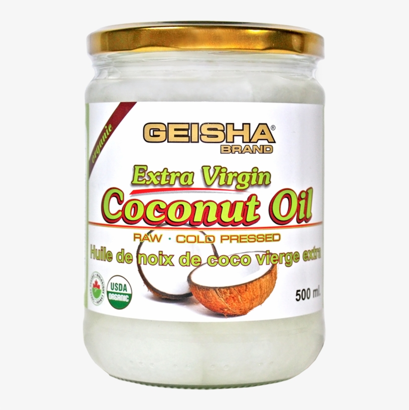 Geisha Brand Extra Virgin Coconut Oil - Geisha Organic Extra-virgin Coconut Oil, transparent png #4558976