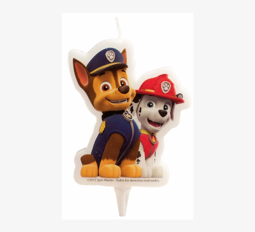 Candle Paw Patrol - New Paw Patrol Cake Candle, transparent png #4560047