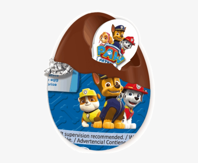 Paw Patrol Chocolate Eggs - Chocolate Egg Paw Patrol, transparent png #4560069