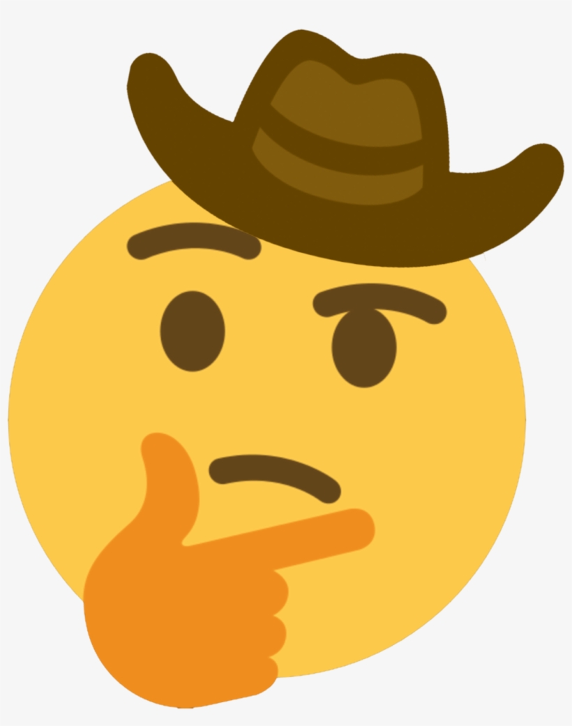 Imágenes De Cowboy Meme Emoji Sad Cowboy Meme Png Sad - Cowboy Emojis For Discord, transparent png #4561978