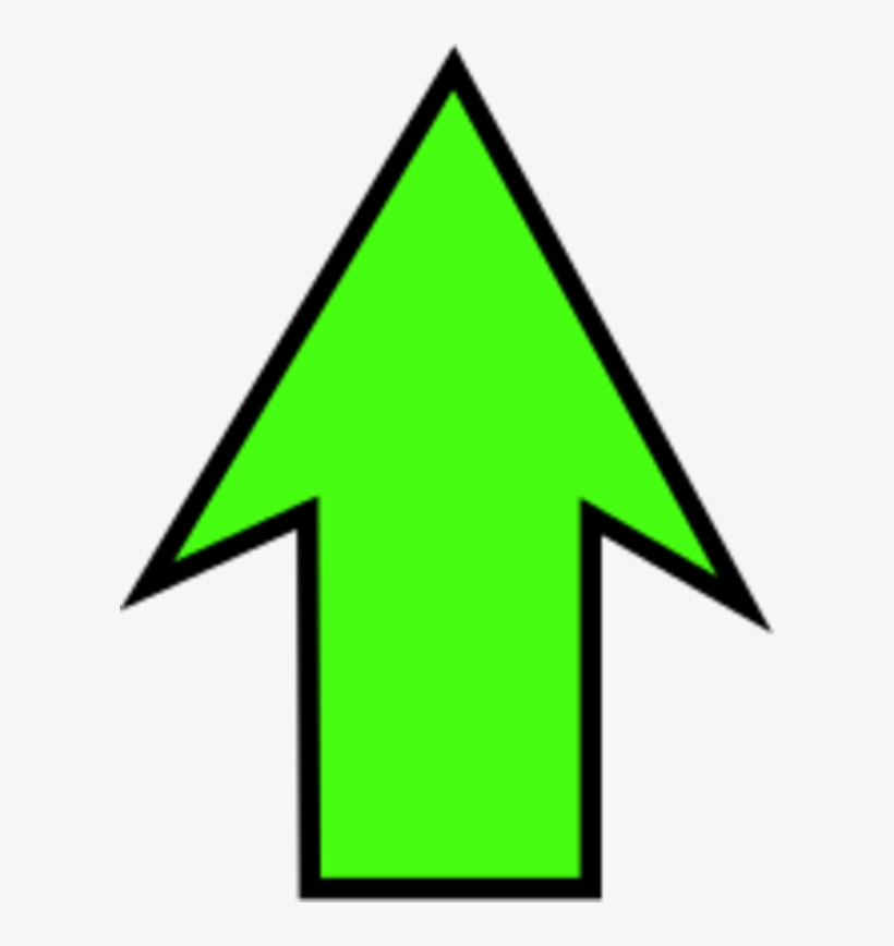 Arrow Pointing Down Clipart - Green Arrow Facing Up, transparent png #4562163