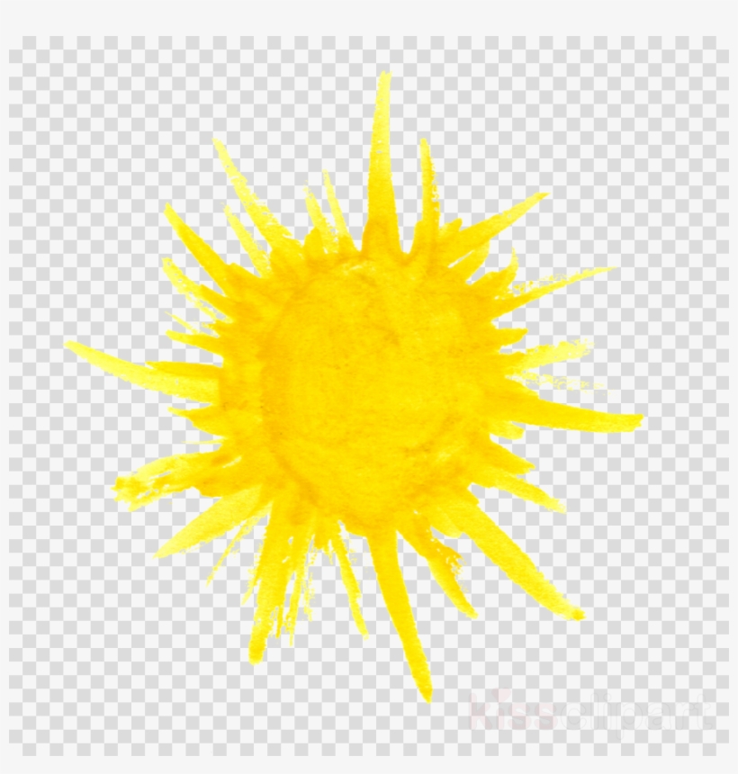 Download Sun Watercolor Png Clipart Watercolor Painting - Philippine Flag Sun Rays, transparent png #4562723