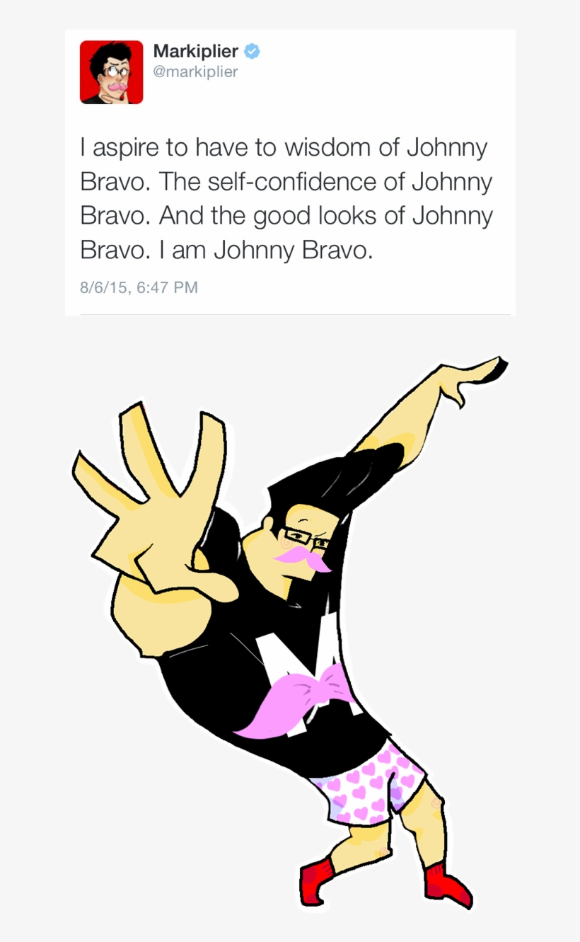 He Is Jonny Brovo - Markiplier Johnny Bravo, transparent png #4563416