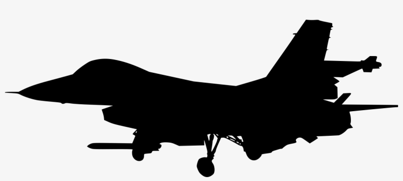 Free Download - Silhouette Fighter Plane Transparent, transparent png #4563495