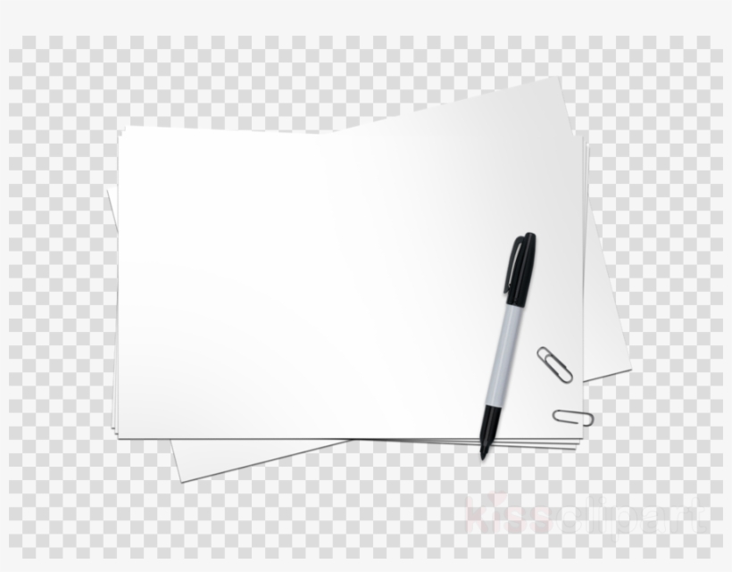 Download Transparent Background White Oval Clipart - Paper Sheet Transparent Background, transparent png #4563572