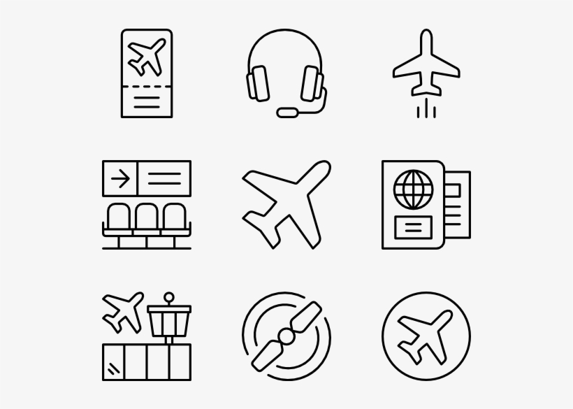 Aviation - Icons Png, transparent png #4564242