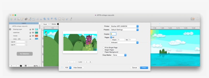 Tile Print Drawings In Artboard - Drawing, transparent png #4564243