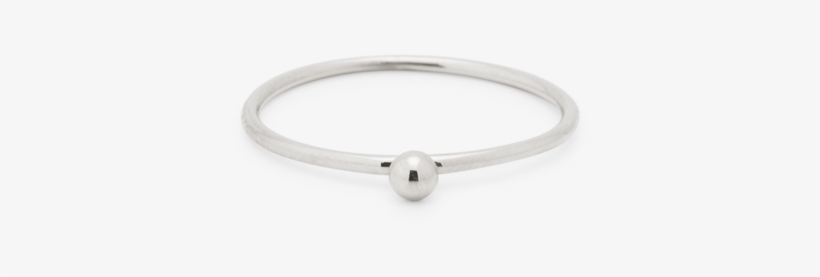 Sphere Ring White Gold - Bangle, transparent png #4564711