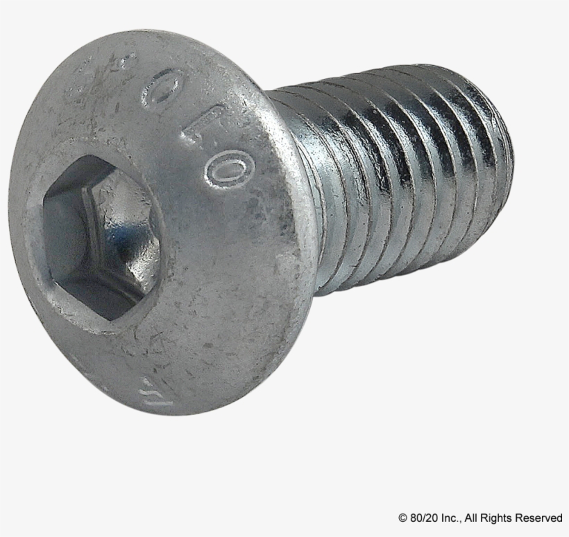 M8 X - 80/20 Inc., 3813, 15 Series, Button Head Socket Cap, transparent png #4564984